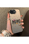 iPhone 17E Compatible Silicone Edge Hard Back Anti-Fall Phone Case with Butterfly Pattern