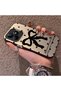 Realme Note 50 Compatible Silicone Edge Hard Back Anti-Fall Phone Case with Bow Pattern
