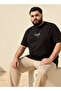 Men Regular Fit Crew Neck Short Sleeves Slogan Print T-shirt