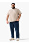 Men Regular Fit Crew Neck Short Sleeves Tonal Embroidered T-shirt - 4
