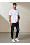 Men Short Sleeves Textured Polo T-shirt - 2