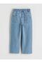 Girls' Jean Pants with Adjustable Waistband (S6) - 2