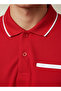 Men Short Sleeves Textured Polo T-shirt - 4