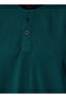 Men Regular Fit Henley Neck Short Sleeves T-shirt - 4