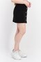 Women Plain Mini Skirt, Black - 3
