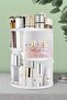 Makeup & Bathroom & Jewelry Organizer Organizer 360 Degree Rotatable White