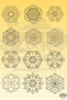 Mandala - Easy & Bold Mandala - Relaxing Drawable Mandala -1- Spiral Shape in 21X21 Sizes - 5