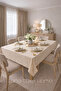 Noa Aura |   Simple Design Striped Colber Tablecloth (160X220Cm)