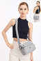 Smart Bags Brown Women's Shoulder Bag Lightweight Fabric Multi-Pocket Crossbody Long Strap - 4