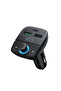 FM Bluetooth модулатор за кола 2x USB, Type-C, MicroSD, черен