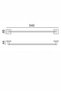 Chrome Stainless Brass Vizyon Set of 3 - Towel Holder-Toilet Paper Holder Hanger - 3