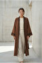 Petra 100% Muslin Turkish Kimono Robe- Lightweight Cover-Up- Hand Stone-Printed