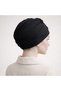 Ready-Made Bonnet Hijab with Bridge Design in Black - Ready-Made Bonnet Shawl Scarf - 6