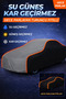 Orange Terry Fabric Ford Connect Gray-Black Car Cover (Full Protection) - 2