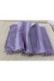 Handmade Writing Border with Ring Beads, Hand Embroidered Tulle Yemeni, Scarf, 4 Sides Embroidered - 2