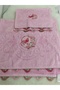 Hand Work Needlework Embroidery Towel Suit with Maternal Girl (50X90 cm + 30X50 cm 2 Edges Embroidered) - 6