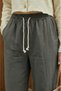Women's Smoked Muslin Palazzo Trousers High Waist Double Pockets Wide Leg 100% Cotton - 7