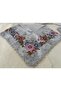 Handmade Patterned Hand Embroidered Cheesecloth with Ring Beads on the Writing Edge Yemeni, Scarf, 4 Sides Embroidered - 6