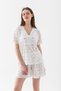 Women's Cotton Bowknot Detailed Shorts Pajama Set – Lightweight and Breathable Fabric