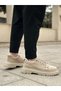 Ba0245 Cream Suede Smart Rubber Lacing High Sole Casual Men's Shoes - 2