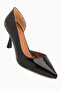 Flory Black Patent Leather Women's Heeled Shoes Stiletto