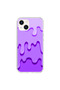 iPhone 15 Plus Compatible Transparent Case Transparent Cream 2 Design - 5