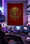 Ottoman-2 Vertical Wall Covering Shiny Quality Fabric Room Decor Tapestry Wall Carpet Gaming - 2
