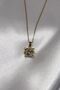 Minimal Square Stone Stylish Women's Necklace - 2