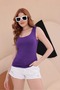 Square Neck Stretchy Athlete Blouse Hkn34 - 8