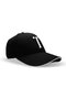 Black Cap Brim Style With 3D Embroidery White Logo - UNISEX - 2