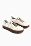 Judi Genuine Leather White Comfortable Sole Women's Summer Sneakers - 5