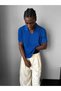 Men's Italian Collar Half Oversize Knitwear T-Shirt Relaxed Fit Knitted Polo Collar T-Shirt - 3