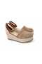 Mink Filled Heel Knitted Sandals_6322 - 5