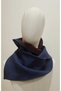 New Model, Winter Wool Knitwear Fabric, Navy Blue Burgundy Color Neck Collar - 7
