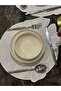 Stylish Embroidery Detailed Leaf-Shaped Plate – Decorative American Serving Dish - 2