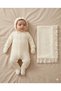 Knitwear Detailed 4-Piece Newborn Baby Girl Hospital Outfit 100% Cotton Oeko Tex Certified - 2