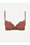 Quality Pieces from Çelebi Store Underwire Half Padded Lace T-Shirt Bra - 2