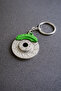 Disc Brake Shaped Keychain with Movable Design