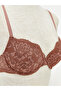 Quality Pieces from Çelebi Store Underwire Half Padded Lace T-Shirt Bra - 3