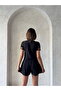 Beaded Embroidered Blouse - Black |   D2771 - 5