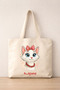 Thick Canvas Large Tote Bag 42X38 cm XL Large Size Printed Bag Shoulder Bag - 2