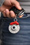 Disc Brake Shaped Keychain with Movable Design - 3