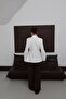 Women's Napolyon Buttoned Premium Quality Stylish Collar Special Design Jacket - 3