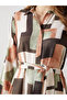 Patterned Women's Shirt Dress - 3