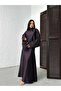 WOMEN'S SATIN LONG DRESS - 4