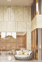 Travertine Patterned Adhesive Covering Foil 120 cm – for Furniture, Wall, Door, Kitchen – St682 - 2