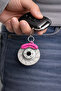 Disc Brake Shaped Keychain with Movable Design - 3