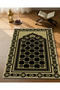 سجادة ذات سطح ناعم وقاعدة غير قابلة للانزلاق، تصميم عصري أنيق بنمط عتيق | إس سي دي