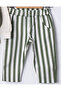 Baby Boy 3-Piece Set 9-24 Months Inflatable Vest 100% Cotton Sweatshirt Gabardine Pants - 5