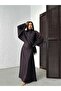 WOMEN'S SATIN LONG DRESS - 2